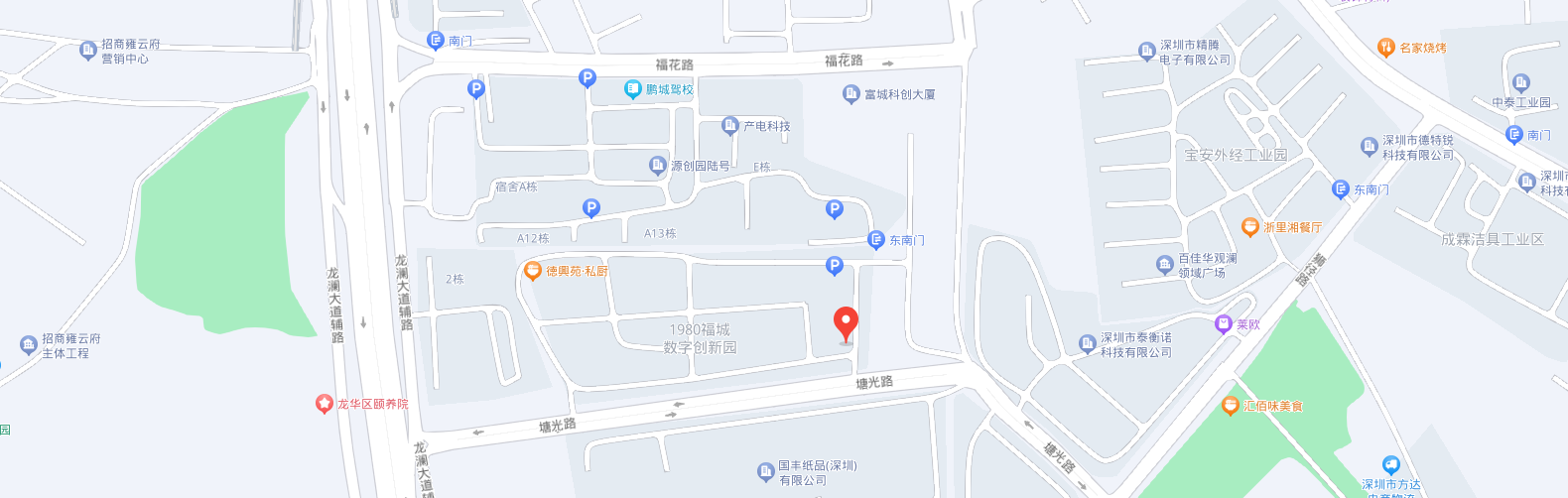 深圳市紐福斯科技有限公司地圖